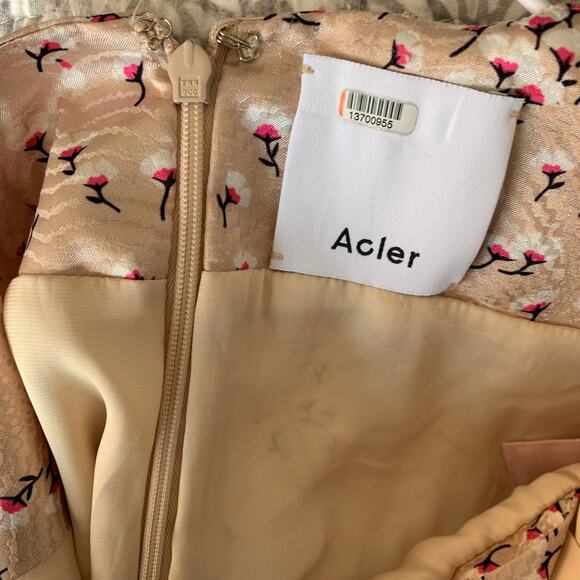 Acler Vales Floral Blossom Print Midi Dress - Picture 8 of 13